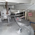 The corn grits steam kettle now abandoned, no more corn grits are used in the Point Special lager recipe.